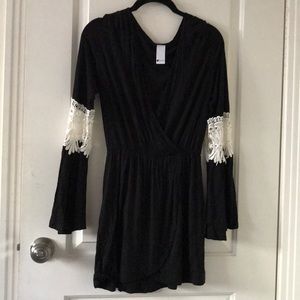 Swell Black Tunic/Wrap Style Dress